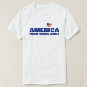 Camiseta America, Where Voting Works