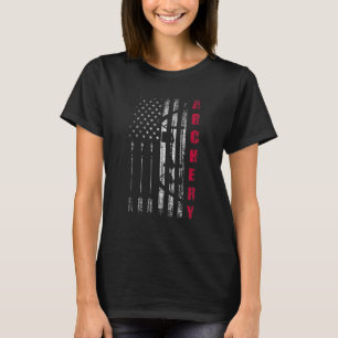 Camiseta American Archery Team American Flag Hears Us Arche