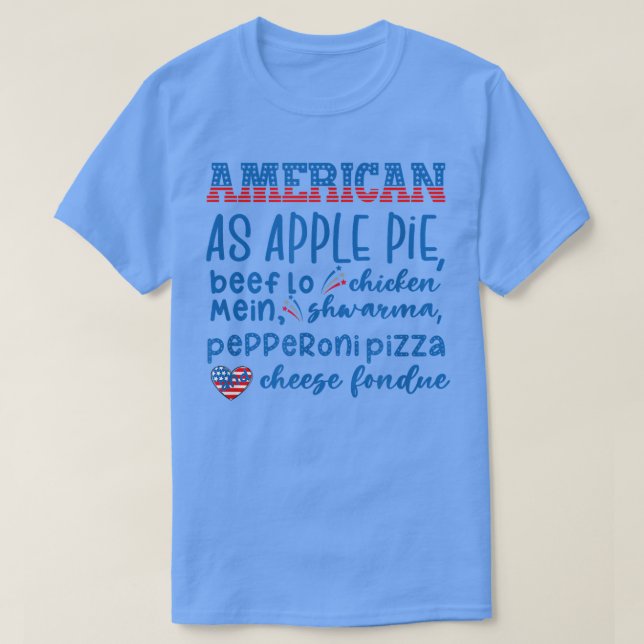 Camiseta American As Apple Pie55 (Frente do Design)