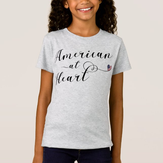 Camiseta American At Heart Tee, EUA (Frente)