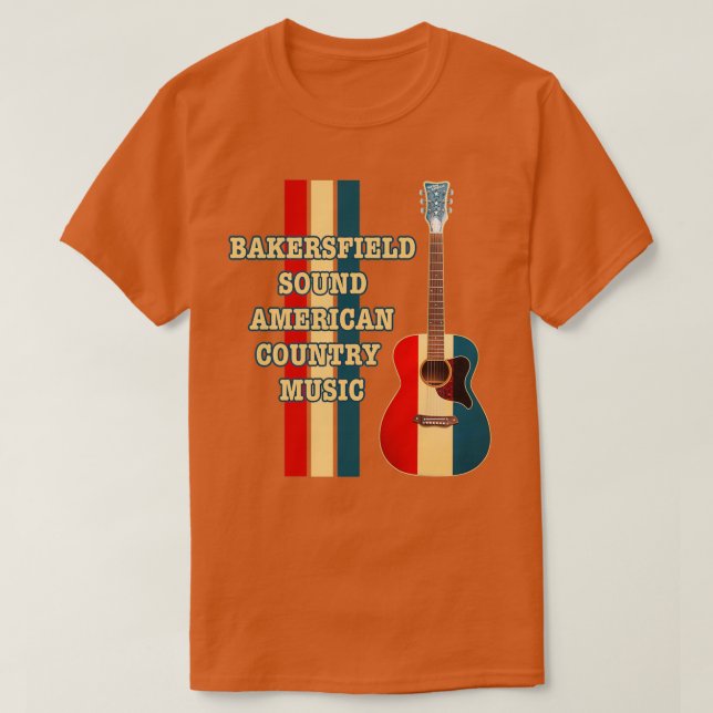 Camiseta American Bakersfield Sound (Frente do Design)