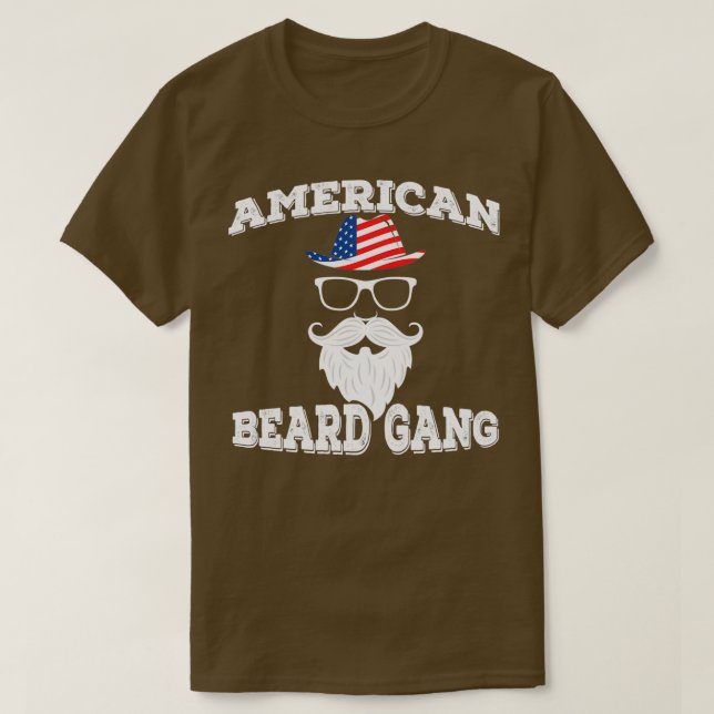 Camiseta American Beard Gang Classic TSirt (Frente do Design)
