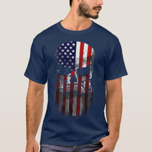 Camiseta American Beard Skull Classic TSirt
