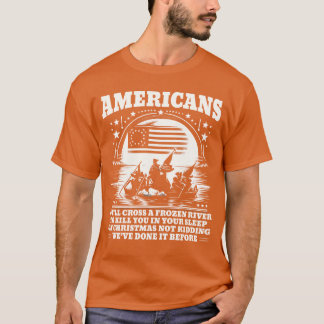Camiseta American Bem Atravessa Um Rio Congelado Dito Diver