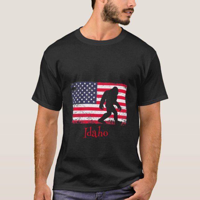 Camiseta American Bigfoot Idaho (Frente)