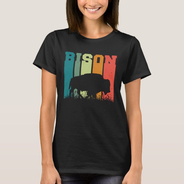 Camiseta American Bison for Men and Women (Frente)