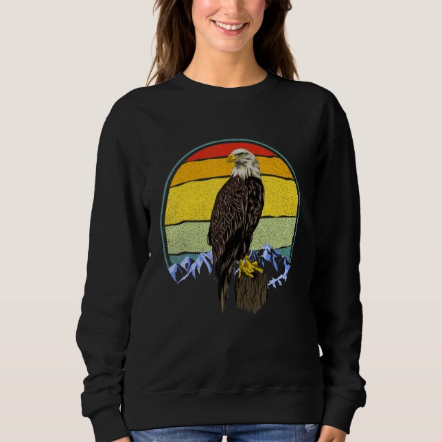 Camiseta American Blad Eagle Vintage Bird Willife (Frente)
