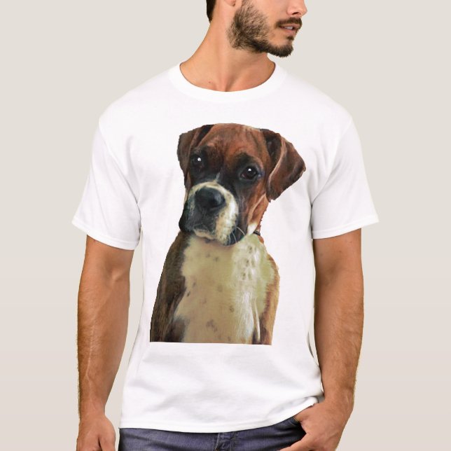 Camiseta AMERICAN BOXER DOG tee (Frente)