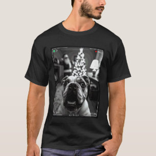 Camiseta American Bulldog Pega Papai Noel Na Câmera De Nata