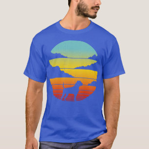 Camiseta American Bulldog Retro Vintage Sunset 60s 70s por