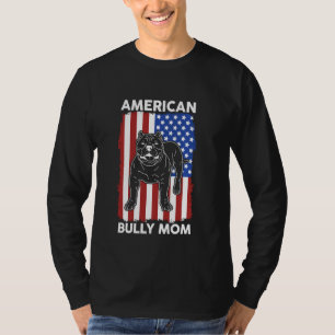 Camiseta American Bully Mãe Dono de Cachorro Americano Bull