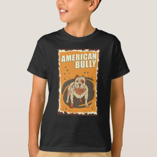 Camiseta American Bully Retro   Proprietário De Cachorros 