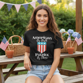 Camiseta American By Birot Patriot By Choice White Script