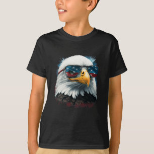 Camiseta American Byld Eagle Usa Flag Shirt 4 De Julho Eag