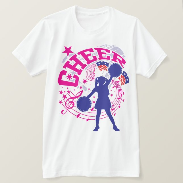 Camiseta American Cheer Mãe (Frente do Design)