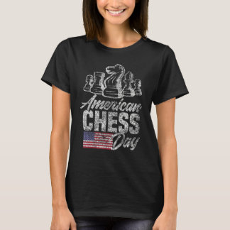 Camiseta American Chess Day Retro