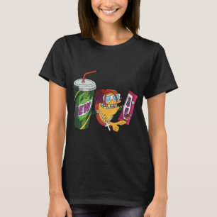 Camiseta American Dad - Klaus - Barra de Nutra-Grain e Dew