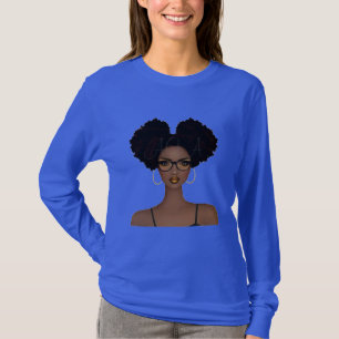 Camiseta American Diva Long Sleves T shirt