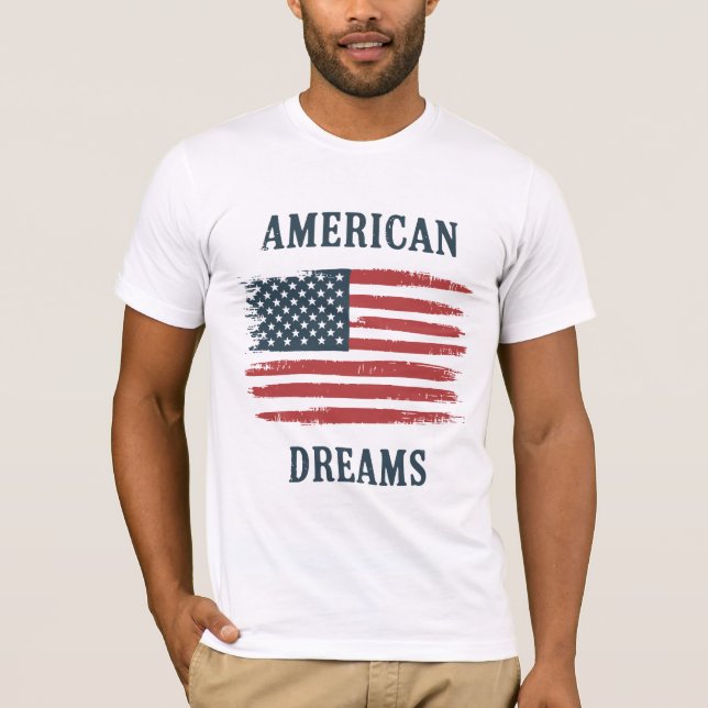 Camiseta "American Dreams Flag T-Shirt" (Frente)
