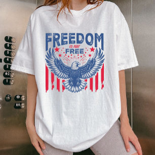 Camiseta American Eagle Freedom 4° de julho Unisex Shirt