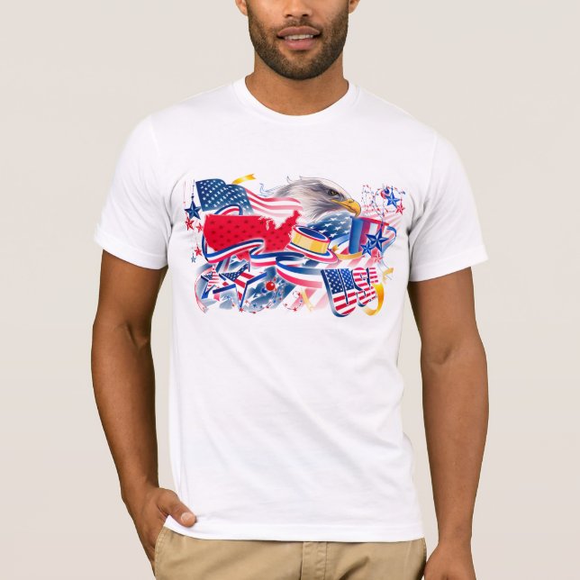 CAMISETA AMERICAN EAGLE USA (Frente)