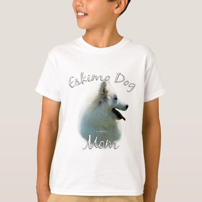 Camiseta American Eskimo Dog Mãe 2 (Frente)