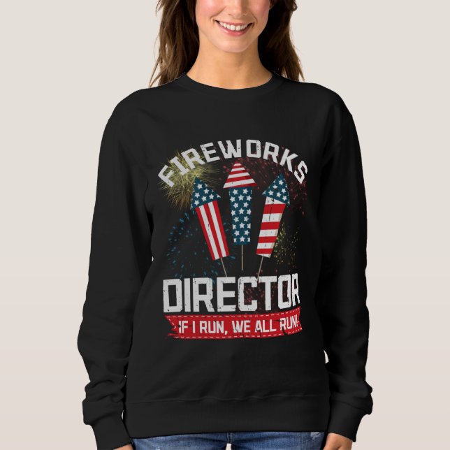 Camiseta American Fireworks Director 4th of July Pyrotechni (Frente)