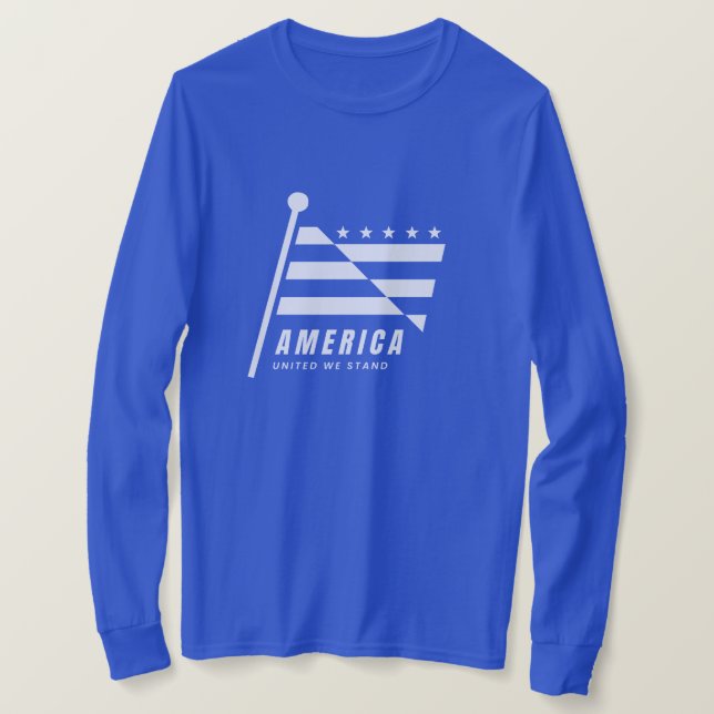 Camiseta American Flag (Frente do Design)