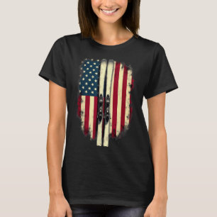 Camiseta American Flag Alpino Skiier