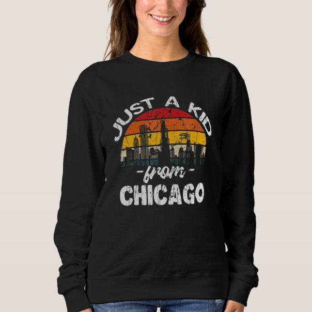 Camiseta American Flag America USA  American Chicago City R (Frente)