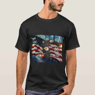 Camiseta American Flag Bald Eagle