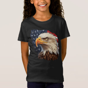 Camiseta American Flag Bald Eagle