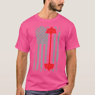 Camiseta American Flag Barbell