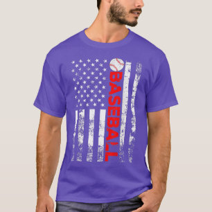 Camiseta American Flag Baseball Team Gift 283
