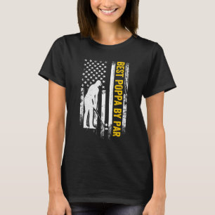 Camiseta American Flag Best Poppa By Par For Golf