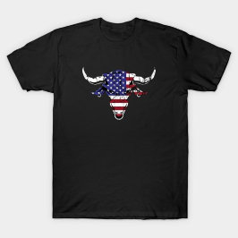 Camiseta American Flag Bull