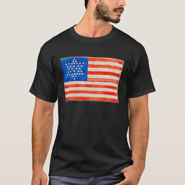 Camiseta American Flag Civil War (Frente)