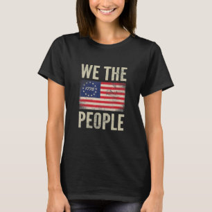 Camiseta American Flag Cute 1776 We The Pessoas Patriotic