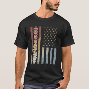 Camiseta American Flag dezembro 2000 Birthday Gift Retro EU