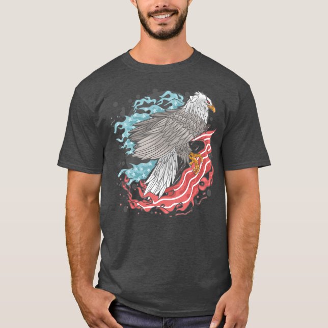 Camiseta American Flag Eagle (Frente)