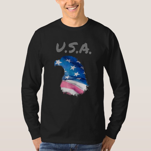 Camiseta American Flag Eagle (Frente)