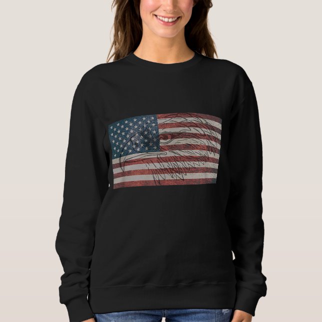 Camiseta American Flag Eagle EUA (Frente)