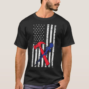 Camiseta American Flag Emt Firefighter Emergency Medical Te