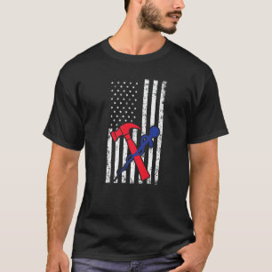 Camiseta American Flag Emt Firefighter Emergency Medical Te