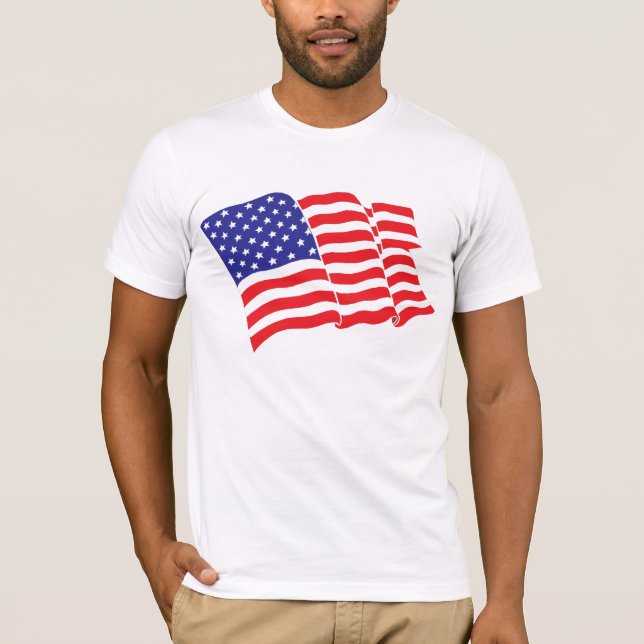 Camiseta American-Flag/EUA (Frente)