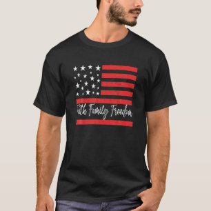 Camiseta American Flag Faith Family Freedom 4 De Julho Matc