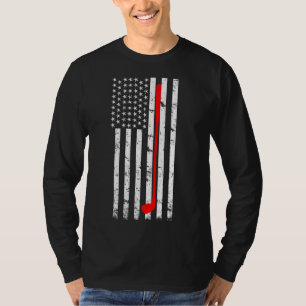 Camiseta American Flag Golf US Golf Player Golf Golfe Club