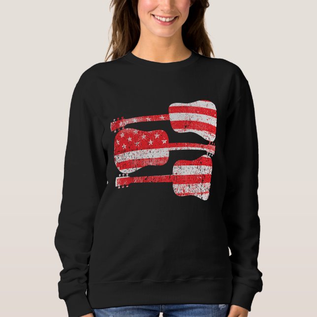 Camiseta American Flag Guitars (Frente)