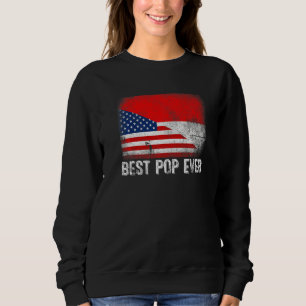 Camiseta American Flag & Indonesia Best Pop Jamais Familiar