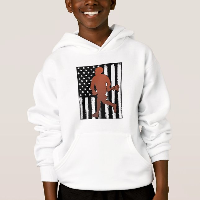 Camiseta American Flag Lacrosse (Frente)